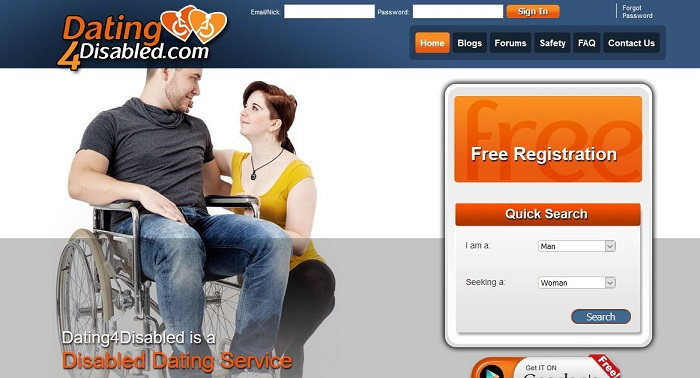 Dating4Disabled - Disabled Dating Sites